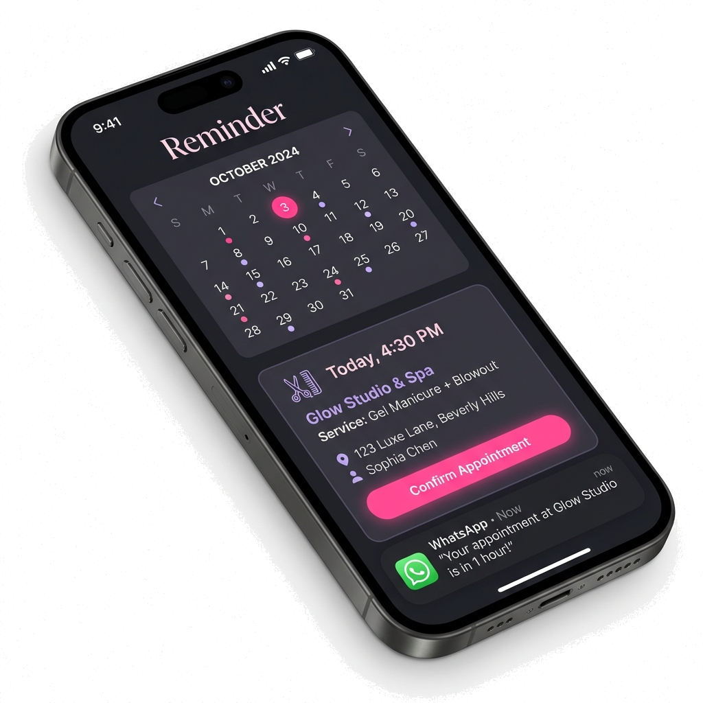 GlowTrace App su Smartphone